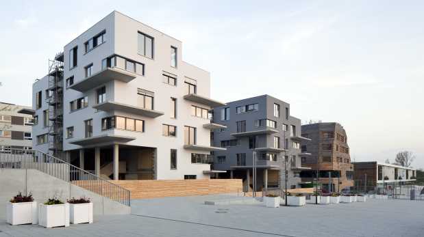 gestapelde bouw